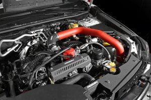 Subaru WRX Front Mount Intercooler - Perrin Performance - Red Tubes & Black Core - `22-`25 Subaru WRX Front Mount Intercooler - Perrin Performance - Red Tubes & Black Core - `22-`25